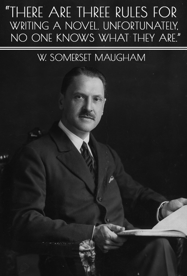 Rules of writing quote Somerset Maugham
