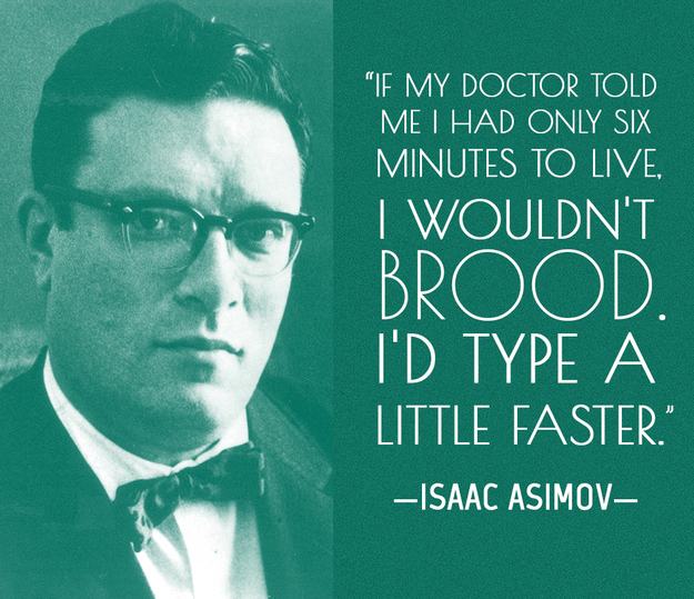 Isaac Asimov writing tips 